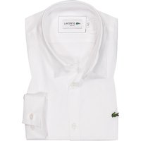 LACOSTE Herren Hemd weiß Slim Fit von Lacoste