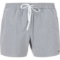LACOSTE Herren Badeshorts grau Mikrofaser unifarben von Lacoste