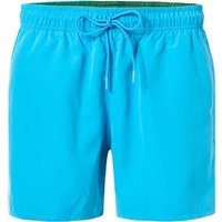 LACOSTE Herren Badeshorts blau Mikrofaser unifarben von Lacoste