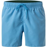 LACOSTE Herren Badeshorts blau Mikrofaser unifarben von Lacoste