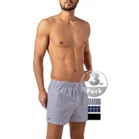 LACOSTE Herren Boxershorts blau Baumwolle gemustert von Lacoste