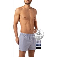 LACOSTE Herren Boxershorts blau Baumwolle gemustert von Lacoste