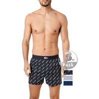 LACOSTE Herren Boxershorts blau Baumwolle unifarben von Lacoste