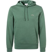 LACOSTE Herren Hoodie grün Baumwolle unifarben von Lacoste