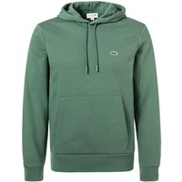 LACOSTE Herren Hoodie grün Baumwolle unifarben von Lacoste