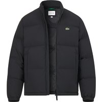 LACOSTE Herren Daunenjacke schwarz Mikrofaser unifarben von Lacoste