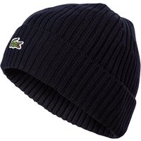 LACOSTE Herren Mütze blau Woll-Stoff von Lacoste