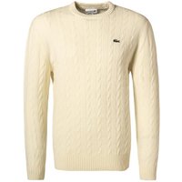 LACOSTE Herren Pullover beige Wolle unifarben von Lacoste