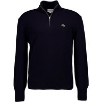 LACOSTE Herren Troyer blau unifarben Classic Fit von Lacoste