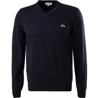 LACOSTE Herren Pullover blau Baumwolle unifarben von Lacoste