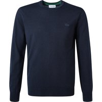 LACOSTE Herren Pullover blau Merinowolle unifarben von Lacoste