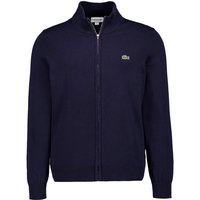 LACOSTE Herren Cardigan blau Baumwolle unifarben von Lacoste