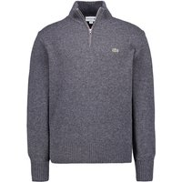 LACOSTE Herren Troyer grau unifarben Classic Fit von Lacoste