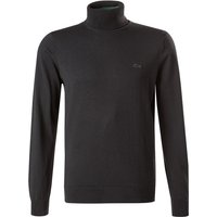 LACOSTE Herren Rollkragenpullover schwarz unifarben von Lacoste
