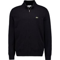 LACOSTE Herren Cardigan schwarz Baumwolle unifarben LACOSTE Herren Cardigan schwarz Baumwolle unifarben von Lacoste