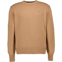 LACOSTE Herren Pullover braun Schurwolle unifarben von Lacoste