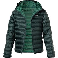 LACOSTE Herren Steppjacke grün Mikrofaser unifarben von Lacoste