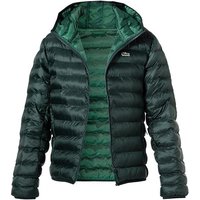 LACOSTE Herren Steppjacke grün Mikrofaser unifarben von Lacoste