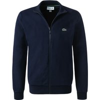 LACOSTE Herren Sweatjacke blau Baumwolle unifarben von Lacoste