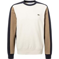 LACOSTE Herren Sweatshirt beige Baumwolle unifarben von Lacoste