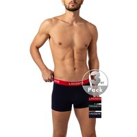 LACOSTE Herren Trunks blau Baumwolle unifarben von Lacoste