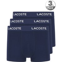 LACOSTE Herren Trunks blau Baumwolle unifarben von Lacoste