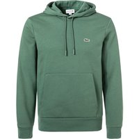 LACOSTE Herren Hoodie grün Baumwolle unifarben Classic Fit von Lacoste