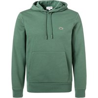 LACOSTE Herren Hoodie grün Baumwolle unifarben Classic Fit von Lacoste