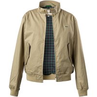 LACOSTE Herren Blouson beige Baumwolle unifarben von Lacoste