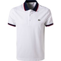 LACOSTE Herren Polo-Shirt weiß von Lacoste