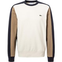 LACOSTE Herren Sweatshirt beige Baumwolle unifarben Classic Fit von Lacoste