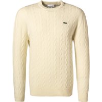 LACOSTE Herren Pullover beige unifarben Classic Fit von Lacoste
