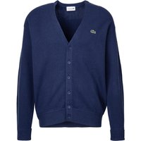 LACOSTE Herren Cardigan blau Wolle unifarben von Lacoste