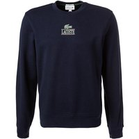 LACOSTE Herren Sweatshirt blau Baumwolle Classic Fit von Lacoste