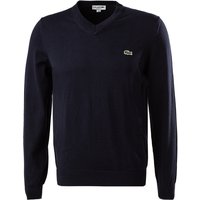 LACOSTE Herren Pullover blau Baumwolle unifarben von Lacoste