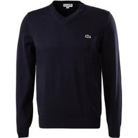 LACOSTE Herren Pullover blau Baumwolle unifarben von Lacoste