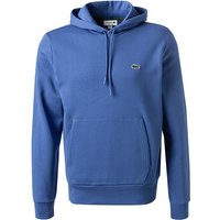 LACOSTE Herren Hoodie blau Baumwolle unifarben Classic Fit von Lacoste