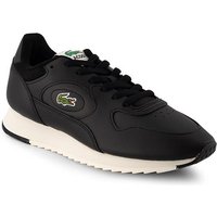 LACOSTE Herren Sneaker schwarz Glattleder von Lacoste