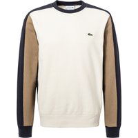 LACOSTE Herren Sweatshirt beige Baumwolle unifarben Classic Fit von Lacoste