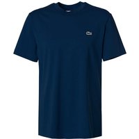 LACOSTE Herren T-Shirt blau Baumwolle Classic Fit von Lacoste