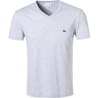 LACOSTE Herren T-Shirt grau Baumwolle meliert von Lacoste