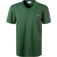 LACOSTE Herren T-Shirt grün Baumwolle von Lacoste