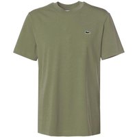 LACOSTE Herren T-Shirt grün Baumwolle Classic Fit von Lacoste