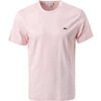 LACOSTE Herren T-Shirt rosa Baumwolle von Lacoste