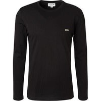 LACOSTE Herren Longsleeve schwarz Baumwolle von Lacoste