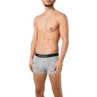 LACOSTE Herren Boxershorts grau Baumwolle & Mix Gemustert von Lacoste