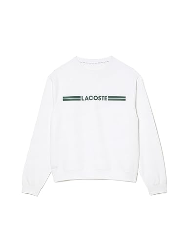 LACOSTE-WOMEN S SWEATSHIRT LW-SF1472-00, Weiß / Grün, 3XL von Lacoste