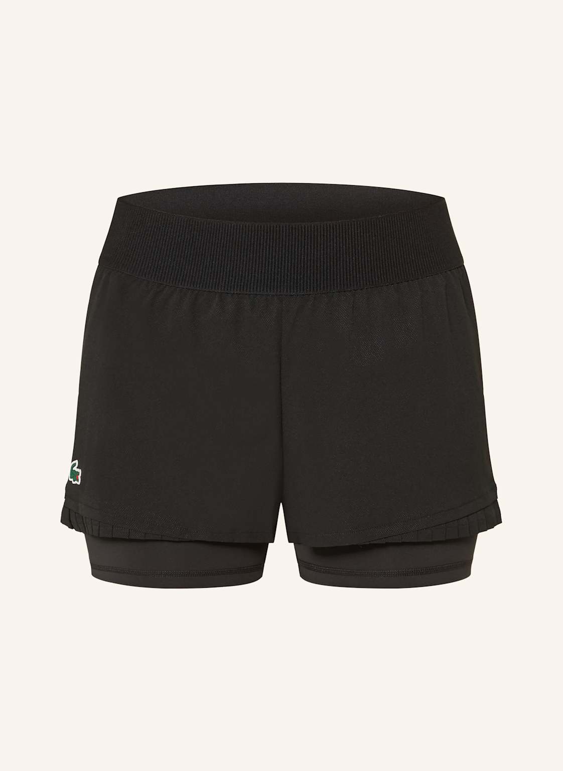 Lacoste 2-in1-Tennisshorts schwarz von Lacoste