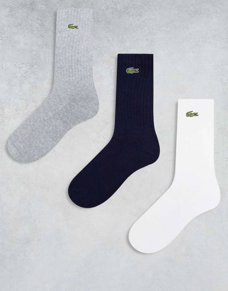 Lacoste - 3er-Pack Socken in verschiedenen Farben-Bunt von Lacoste
