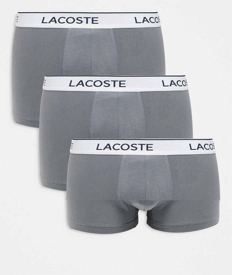 Lacoste - 3er Pack Unterhosen in Grau von Lacoste